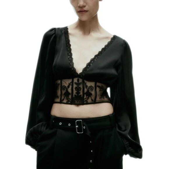 Zara Crop Top - Picture 1 of 7